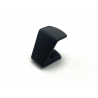 Věšák v černé barvě , který lze použít i jako úchytku knopku