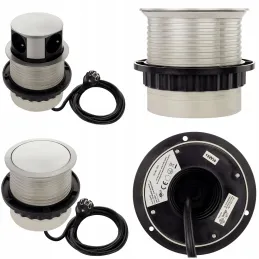 Výsuvná elektrická zásuvka TETRABOX FRENCH 3x 230V + 2x USB / Hliník