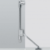 Sklopný mechanismus s ložiskovým systémem pro dveře s výškou skříňky 300 - 349 mm. Univerzální montáž na levou nebo pravou stranu skříňky.