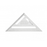 Velikost trojúhelníku 185 x 4 mmMěření v mm a palcíchPatka umožňující přesné nastavení úhlu vůči měřenému objektu.Používá se při stavbě střech nebo jiných tesařských pracích.Užitečné pro značení rovnoběžných čar