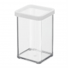 Hygienická a úsporná nádoba na potraviny o objemu 1 l. Vhodná do boční části chladničky. Horní kryt je opatřen silikonovým těsněním, které zajišťuje ochranu potravin.
Výrobek lze mýt v myčce nádobí. Lze kombinovat i s jinými velikostmi nádob v domácnosti.
Délka krabice: 100 mm
Šířka krabice: 100 mm
Výška krabice: 142 mm