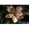 Dekorativní květina na stonku pro vánoční stromekVelikost dekorace:Průměr květu: 250 mmVýška květu: 250 mmDélka dříku: 200 mm Cena je za 1 kus