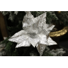Dekorativní květina na stonku pro vánoční stromekVelikost dekorace:Průměr květu: 300 mmVýška květu: 360 mmDélka dříku: 200 mm Cena je za 1 kus