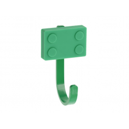 Dětský věšák LEGO / Zelený