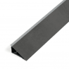 Těsnící lišta Dark Grey Concrete je vyrobena předním výrobcem KRONOSPAN.

Těsnící lišty jsou ideální pro funkční spojení mezi pracovní deskou a zástěnou (případně i s obyčejnou stěnou), se kterými barevně ladí.

Těsnící lištu nabízíme ve standardní délce 4200 mm.
