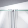 Těsnicí profil pro sprchové dveře s tloušťkou skla 6 - 8 mm s magnetem pro lepší zavíráníVzdálenost mezi panelem a dveřmi je 18 mm pro sklo o tloušťce 6 - 18 mm a 24 mm pro sklo o tloušťce 8 - 24 mm.Délka profilu je 2500 mm a lze jej zkrátit podle požadavku.Barva je transparentní a je vyroben z plastu