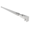 Stabilizační tyč pro upevnění skleněné příčky ke stěně o tloušťce 6-10 mm a nastavitelné délce 730-1200 mm.