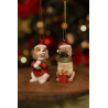 Krásná dekorace na vánoční stromek. Cena je za 2 kusy jako na obrázku
Velikost dekorace:
Výška: 75 mm
Šířka: 35 mm
Tloušťka: 40 mm