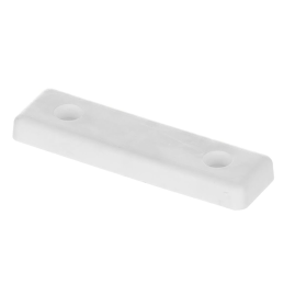 PVC mini posuvník - bílý 10ks