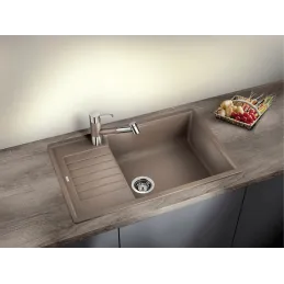 Kameninový dřez Blanco ZIA XL 6 S Compact / Šedá vulkán