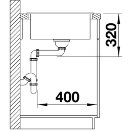 Kameninový dřez Blanco ZIA XL 6 S / Šedá vulkán