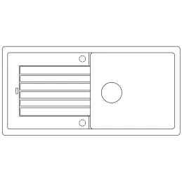 Kameninový dřez Blanco ZIA XL 6 S / Šedá vulkán