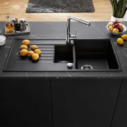 Kameninový dřez Blanco ZIA 6 S / Šedá vulkán