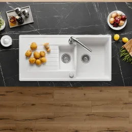 Kameninový dřez Blanco ZIA 6 S / Šedá vulkán