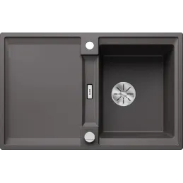 Kameninový dřez Blanco ADIRA 45 S s excentrem / Šedá skála
