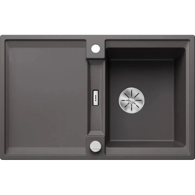 Kameninový dřez Blanco ADIRA 45 S s excentrem / Šedá skála