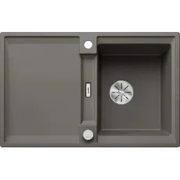 Kameninový dřez Blanco ADIRA 45 S s excentrem / Šedý vulkán