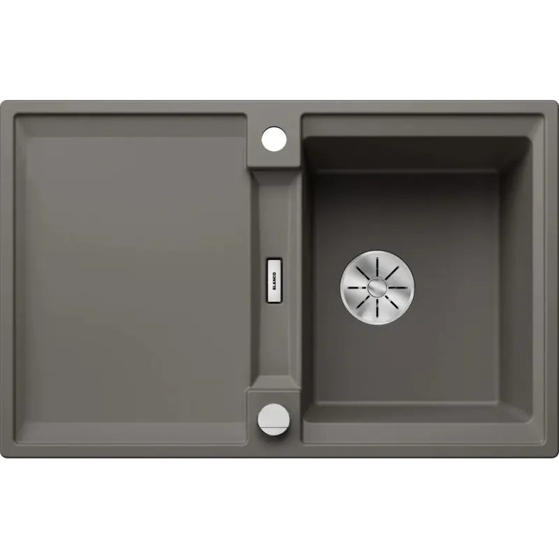 Kameninový dřez Blanco ADIRA 45 S s excentrem / Šedý vulkán