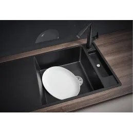 Kameninový dřez Blanco AXIA III XL 6 S s excentrem / Šedá vulkán