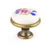 Krásný rustikální porcelánový knoflík o výšce 26 mm. Průměr horní části je 28 mm.