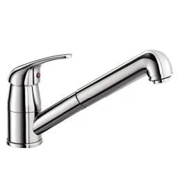 Set Blanco Nerezový dřez DANA 6 + Baterie DARAS-S se sprškou / Lesklý chrom