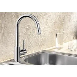 Set Blanco Nerezový dřez DANA 6 + Baterie MIDA / Lesklý chrom