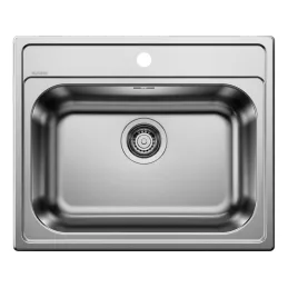 Set Blanco Nerezový dřez DANA 6 + Baterie MILA / Lesklý chrom