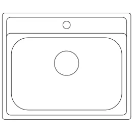 Set Blanco Nerezový dřez DANA 6 + Baterie MILA / Lesklý chrom