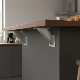 Barová konzola INEZ 45°/ Nerez