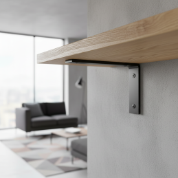 Držák police LAVERA / Černá...