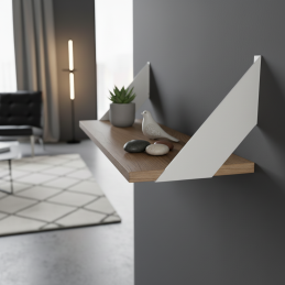 Sada 2 policových držáků...