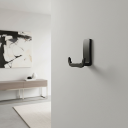 Věšák TANIA L / Černý matný