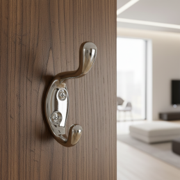 Věšák LARRA L / Lesklý chrom