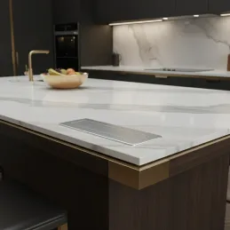 Výsuvná elektrická zásuvka HOPBOX FRENCH / Broušený hliník