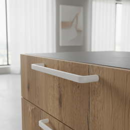 Úchytka BRISA / Bílá matná