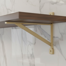 Držák police ZAIRA / Zlatá...