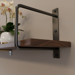 Držák police VICTORIA / Černá