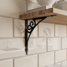 Držák police GELON / Černý...