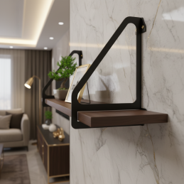 Držák police SINGOLO / Černá