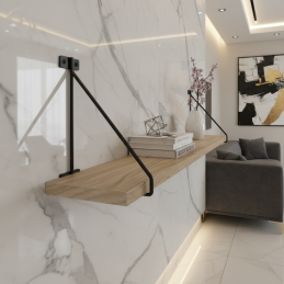 Držák police TRIANGLE / Černá