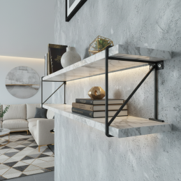 Držák police PINA / Černá