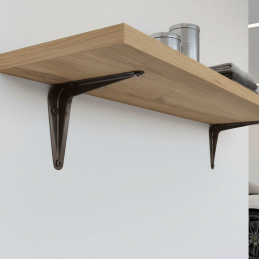 Kovový držák 100 x 125 / hnědý