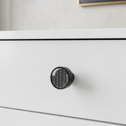 Dřevěná úchytka knopka...