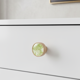 Dřevěná úchytka knopka...