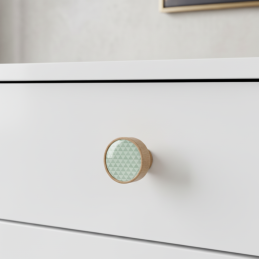 Dřevěná úchytka knopka...