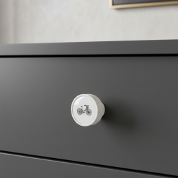 Dřevěná úchytka knopka...