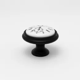 Úchytka knopka VIAMO CLOCK / Černá