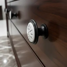 Úchytka knopka VIAMO CLOCK / Černá