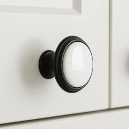 Úchytka knopka FRESNO / Černá