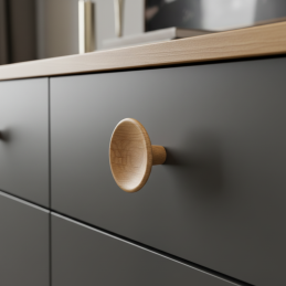 Dřevěná knopka RENO / Dub...